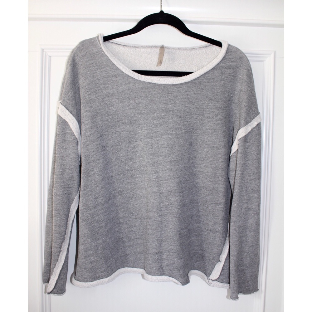Mono B Gray Athletic Sweater